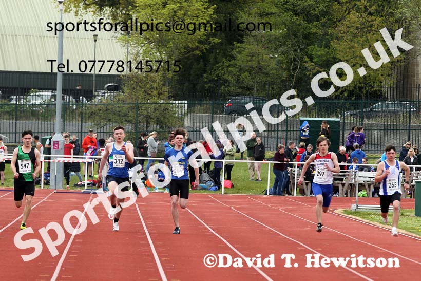 100 metres, 2021 NECAA Middlesbrough Open Meting, Sunday, May 9th. Photo: David T. Hewitson/Sports for All Pics